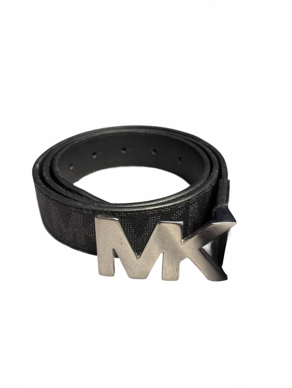Michael Kors Black Logo Buckle Belt Size 34 / 85cm